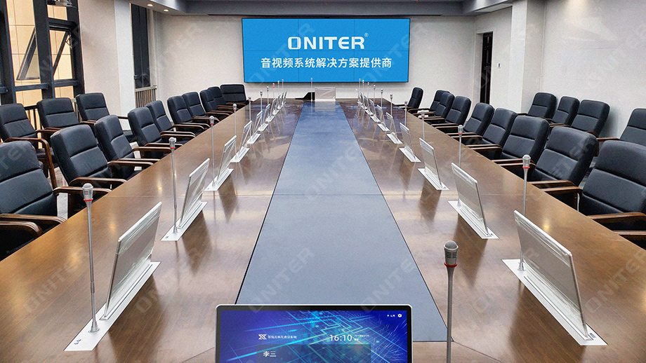 航天企业无纸化会议系统应用案例——湖南航天磁电智能会议室建设1